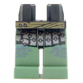 LEGO Torso, Sand Green with Rock Necklace [CLONE]
