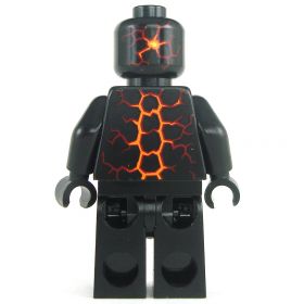LEGO Magma Elemental, Medium, Dark