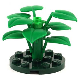 LEGO Shrub (or Awakened Shrub), 9 large leaves