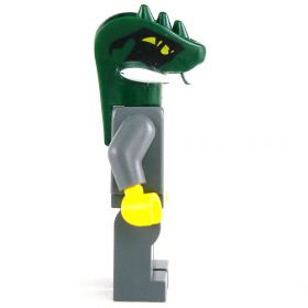 LEGO Yuan-ti Malison, Type 1, Dark Green Head