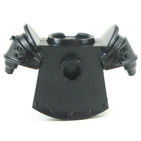 LEGO Breastplate with Shoulder Protection, Ornate Black Tree Design