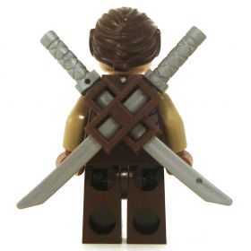 LEGO Scabbard for Two Katanas (or other thin blade)