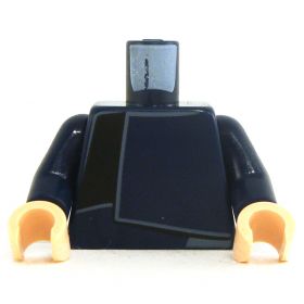 LEGO Torso, Dark Blue with Black and Blue Panels