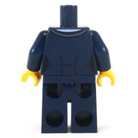 LEGO Blue and White Striped Torso with Red Bow Tie [CLONE] [CLONE]