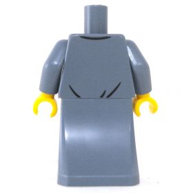 LEGO Robe, Sand Blue with Dark Blue Shirt Underneath