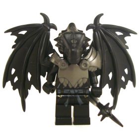 LEGO Half-Dragon, Black (Half-Black Dragon Veteran), v1 [CLONE]