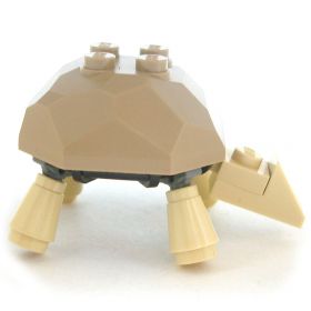 LEGO Giant Tortoise, Dark Tan Shell and Tan Legs/Body
