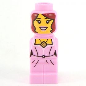 LEGO Halfling, Female, Pink Outfit with Necklace