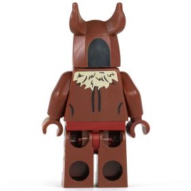 LEGO Lycanthrope: Wererat, Brown, Bare Chest and Dark Red Loincloth