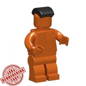 LEGO Hair, Mohawk by BrickForge, Reddish Brown