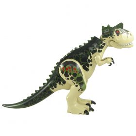LEGO Dinosaur: Carnotaurus, Tan and Dark Olive