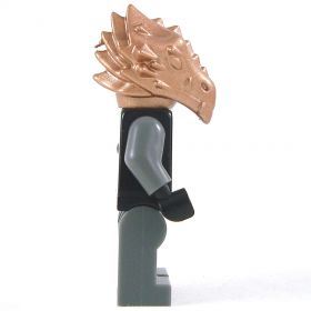 LEGO Copper Dragonborn, Complete Figure, Black and Gray Armor