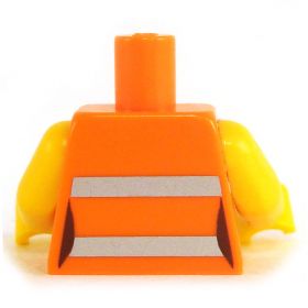 LEGO Orange Torso with Gray Vest [CLONE]