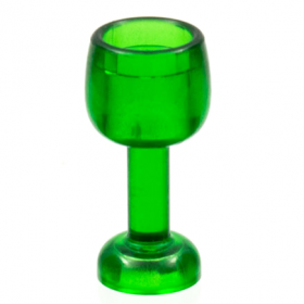 LEGO Large Goblet, Transparent Green