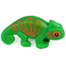 LEGO Shocker Lizard (or Chameleon, Lizard Companion, Familiar), Bright Green