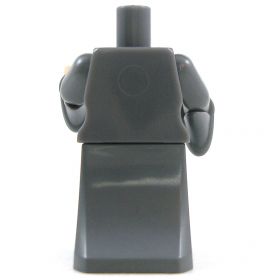 LEGO Robe/Dress with Female Curved Minifigure Torso and Flared Sleeves, Dark Bluish Gray