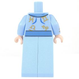 LEGO Blue Wizard Robe with Stars and Moons Pattern [CLONE] [CLONE]