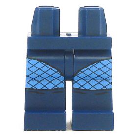 LEGO Legs, Medium Blue with Dark Blue Boots