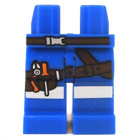 LEGO Legs, Blue with Tool Belt