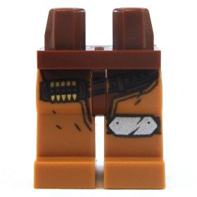 LEGO Legs, Light Brown with Reddish Brown Hips, Ammo Belt