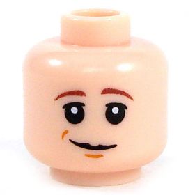 LEGO Head, Light Flesh, Sagging Eyes, Smile