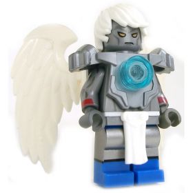 LEGO Angel: Astral Deva, Male, Large White Wings (5e), Armor and Blue Boots