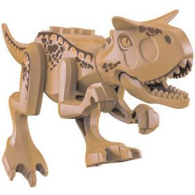 LEGO Dinosaur: Carnotaurus, Large (Juvenile), Light Brown