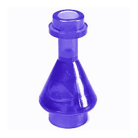 LEGO Erlenmeyer Flask, Transparent Violet