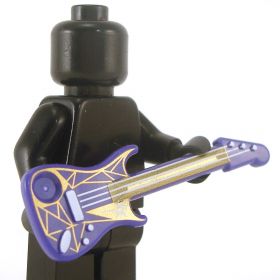 LEGO Electric Guitar, Sratocaster, Dark Purple
