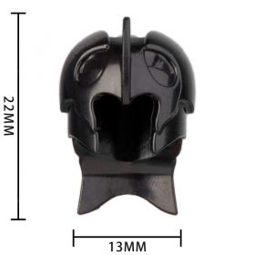 LEGO Helmet, Rounded with Neck Protection, Black