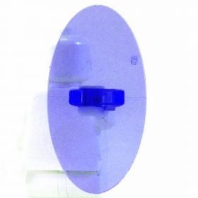 LEGO Shield, Oval, Transparent Dark Purple
