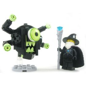 LEGO Spectator, Black with Light Green Eyes