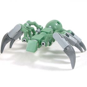 LEGO Spider, Giant (Medium-Large), Thin Body, Sand Green