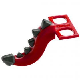 LEGO Dragon Tail with Black Ridges, Red