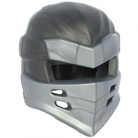 LEGO Pearl Dark Gray Hood, Silver Mask / Armor