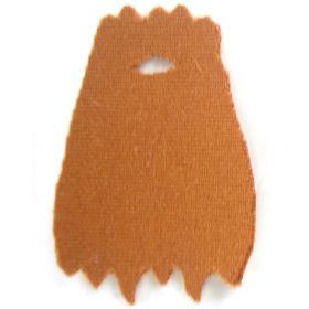 LEGO Custom Cape / Cloak, Wooly, Light Brown with Dark Orange Inside