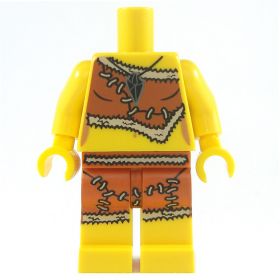 LEGO Leather Outfit, Female, Leather with Hand Stitching, Black Arrowhead Necklace