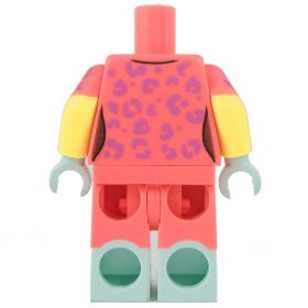 LEGO Complete Outfit, Coral Catsuit