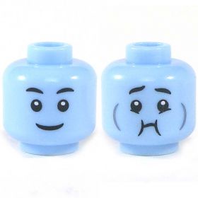 LEGO Head, Blue with Energy Eyes [CLONE] [CLONE] [CLONE] [CLONE] [CLONE] [CLONE] [CLONE]