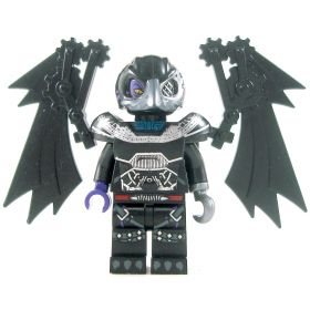 LEGO Kenku (PF Tengu) with Mechanical Wings, Silver Mask and Hook.