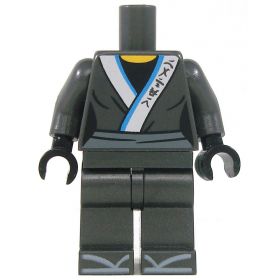 LEGO Blue Keikogi with Blue Arms, Sash, and Trim [CLONE]