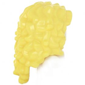 LEGO Hair, Female, Long Tousled Waves, Light Yellow