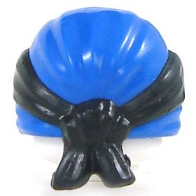 LEGO Head Wrap, Blue with Black Bandana Tieback