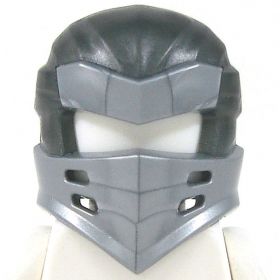 LEGO Pearl Dark Gray Hood, Silver Mask / Armor