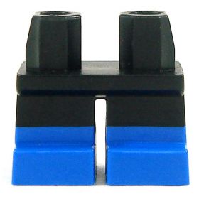 LEGO Short Legs, Black with Blue Boots