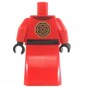 LEGO Red Robe with Black Trim and Belt