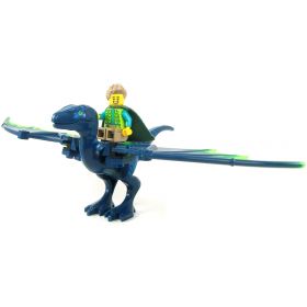 LEGO Wyvern, Dark Blue, Large Wings