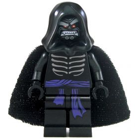 LEGO Drow, Black Skeletal Outfit with Dark Purple Sash (Arachnomancer, Commoner, Rogue)