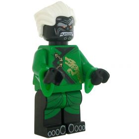 LEGO Drow Mage/Arachnomancer, Green Outfit with Gold Dragon