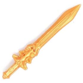 LEGO Sword with Intricate Blade and Crossguard